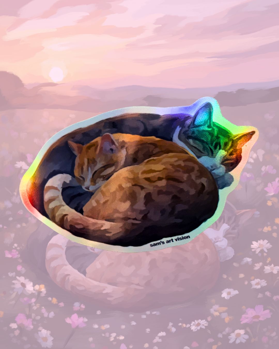 "The Meadow" Sticker Holographic